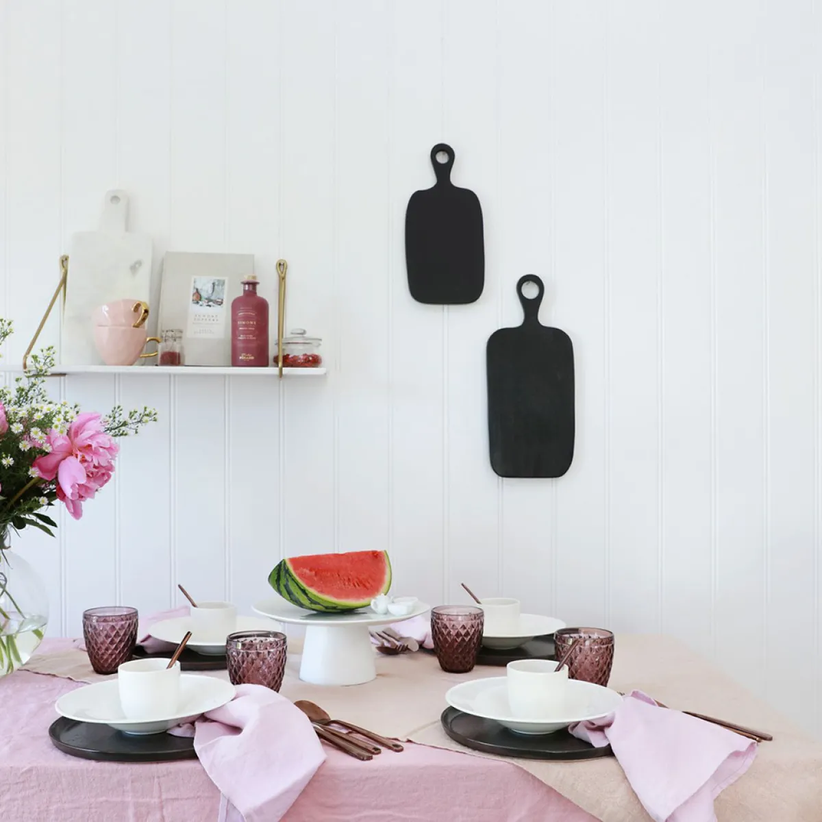 penselmålad Perle Vit*Huntonit Outlet