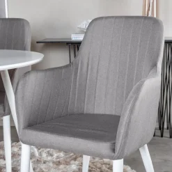 Plaza Runt Matbord Ø100 cm & 4 Comfort Stolar*Venture Home Outlet