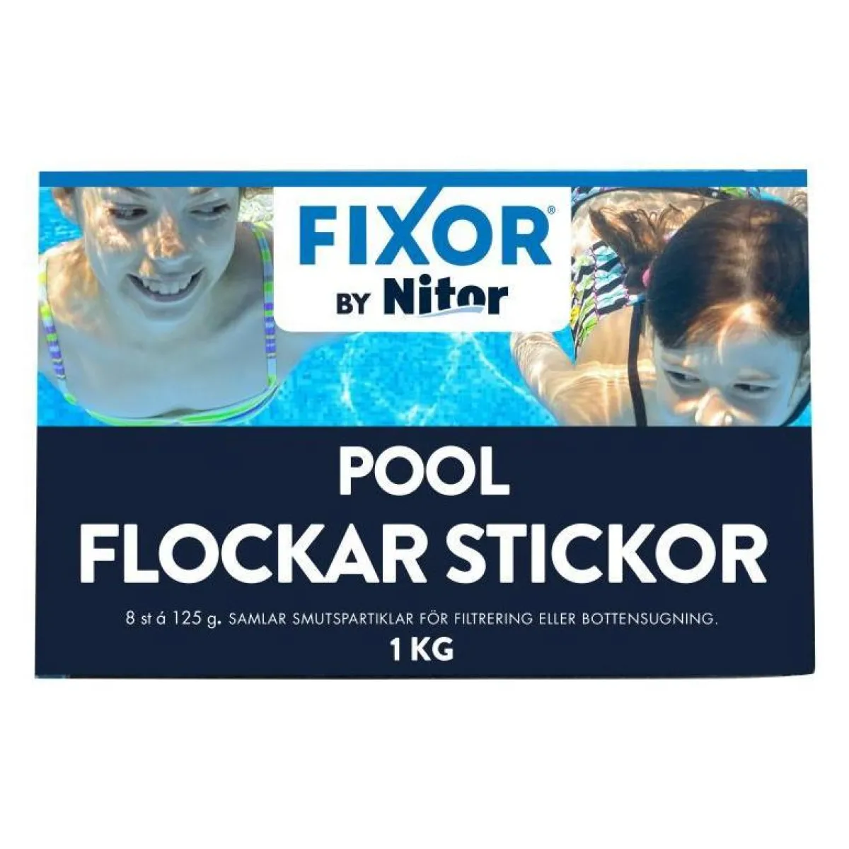 Poolkemi Flockarstick 8 st*Fixor by Nitor Outlet