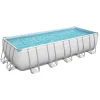 Power Steel 6,4 x 2,74 m Stålramspool Ovanmark med Filterpump*Bestway Sale