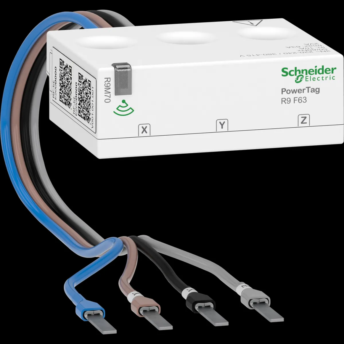PowerTag Resi9 Flex ZigBee 3-pol + N, 63A för alla Dvärg/minibrytare Flexibel Anslutning*Schneider Electric Sale