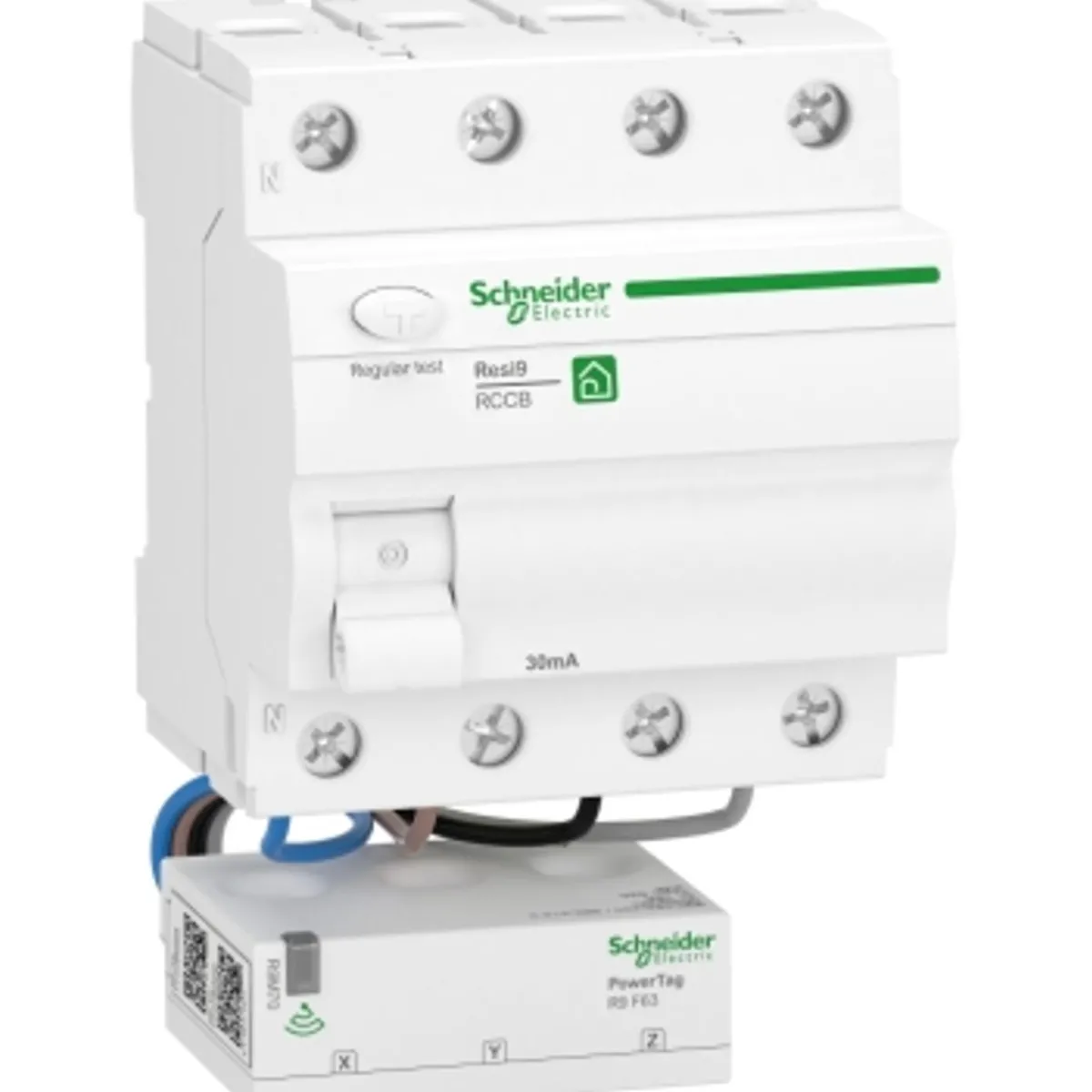 PowerTag Resi9 Flex ZigBee 3-pol + N, 63A för alla Dvärg/minibrytare Flexibel Anslutning*Schneider Electric Sale