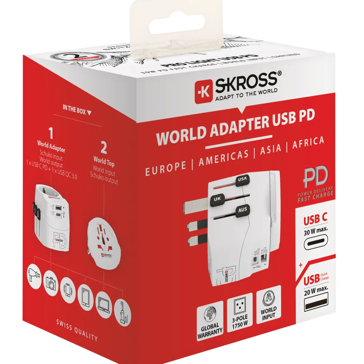 PRO Light USB AC30PD World PD 30W Jordad*SKROSS Discount
