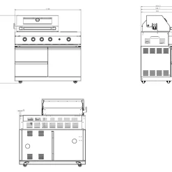 Pure Compact Black*Myoutdoorkitchen Outlet