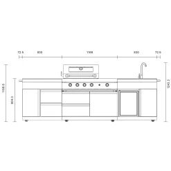 Pure Plus Stainless*Myoutdoorkitchen Hot