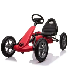 Röd Gokart Med Gummihjul*Nordic Play Hot