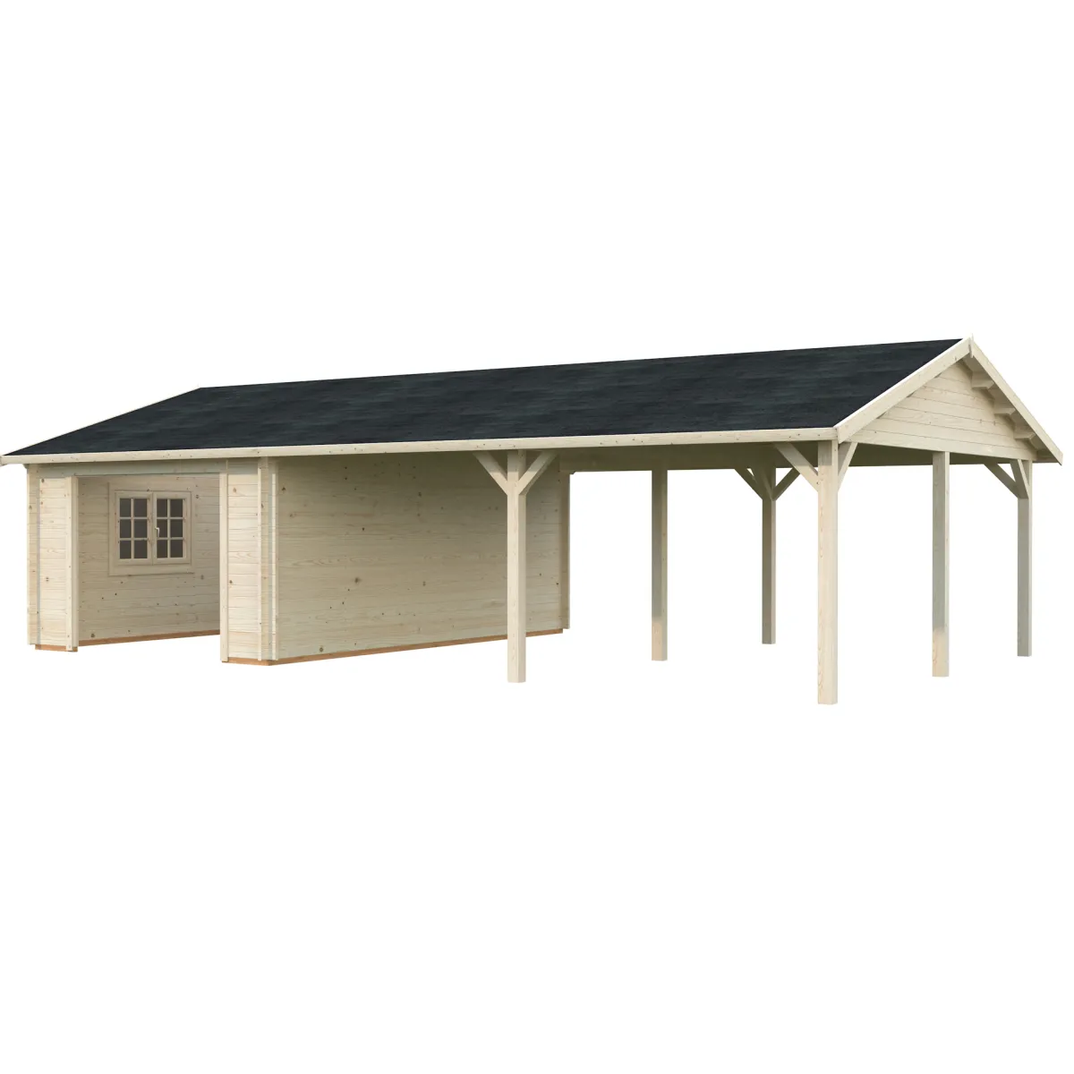 Roger med Carport 53,1 m2*Palmako Hot
