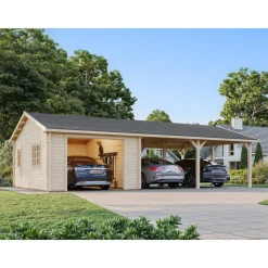 Roger med Carport 53,1 m2*Palmako Hot