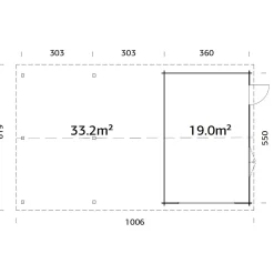 Roger med Carport 53,1 m2*Palmako Hot