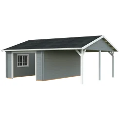 Roger med Carport 36,5 m2*Palmako