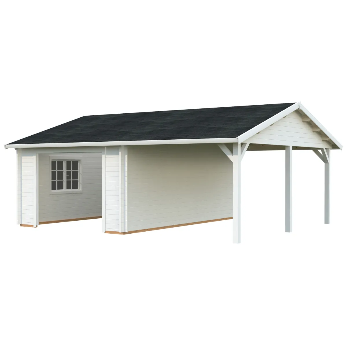 Roger med Carport 36,5 m2*Palmako