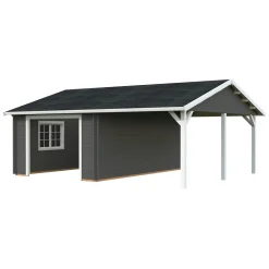 Roger med Carport 36,5 m2*Palmako