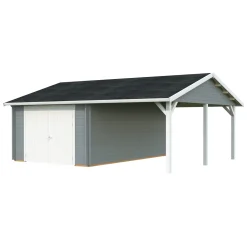 Roger med Carport 36,5 m2 och Slagport*Palmako Clearance