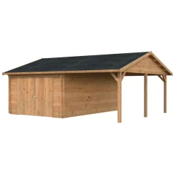 Roger med Carport 36,5 m2 och Slagport*Palmako Clearance