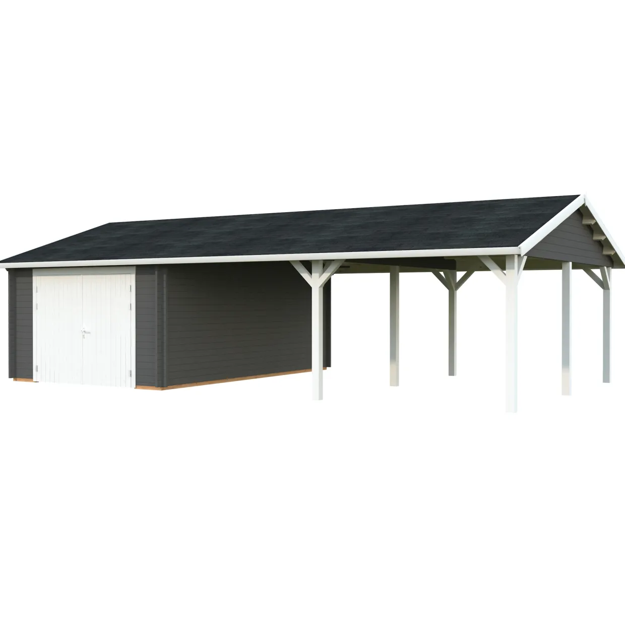 Roger med Carport 53,1 m2 och Slagport