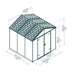 Rubicon 5,4 m²*Canopia by Palram