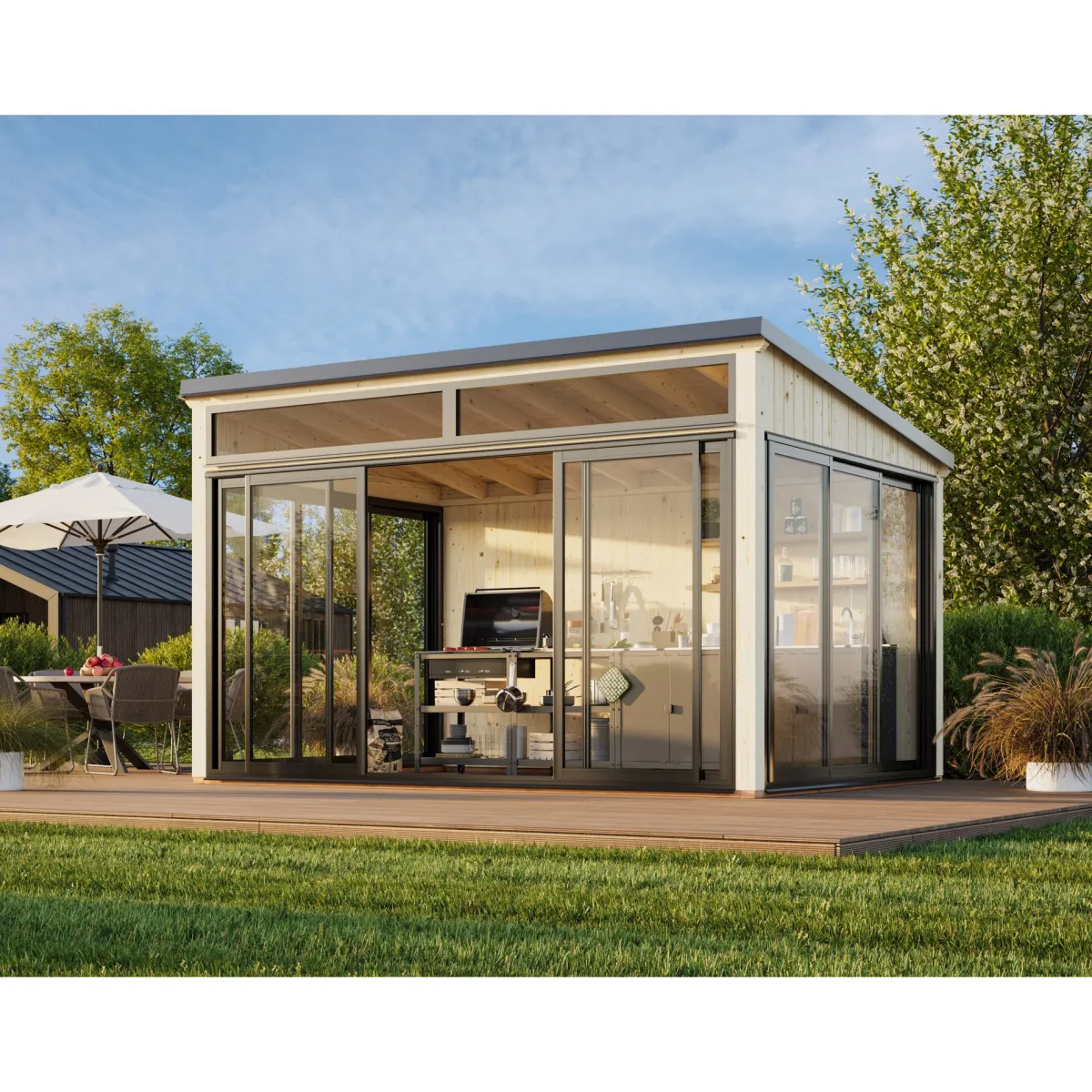 Saga 12,5 m² (inv. 11,6 m²) Slide*Palmako Outlet