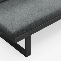 Samira Fällbar Utesoffa med soffbord - Solsäng i aluminium*deNoord Discount