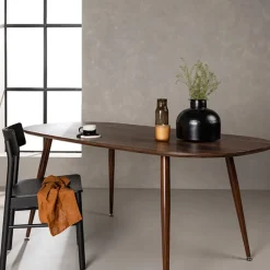 Sanford Mörkbrunt Ovalt Bord 180 cm*Venture Home New