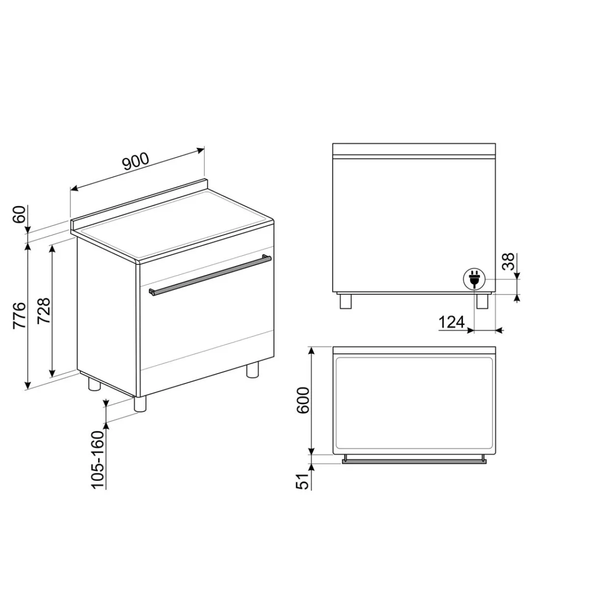 SCD91CMX9*Smeg Clearance