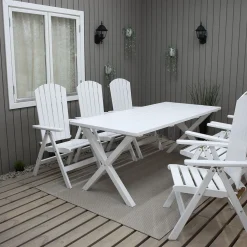 Scottsdale 190 Med 6 Kungshamn Stolar*Baltic Garden New