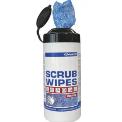 Scrub Wipes Citrus Blå 50st*Maco Hot