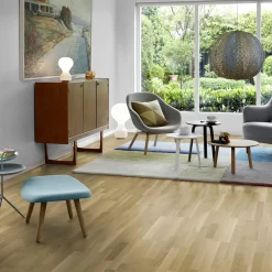 Senja Natural Oak, Mattlackat 3-Stavs Parkettgolv*Pergo Discount