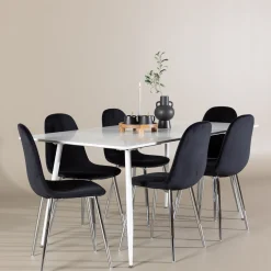 Silar 180 med 6 st Polar Stolar Sammet*Venture Home Hot
