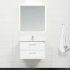 Slim Vit 80 med Lådor och Spegel Luna LED*4AQUA Best