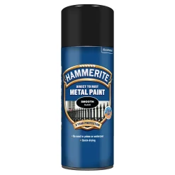 Slätlack Svart Spray 400ml*Hammerite Best