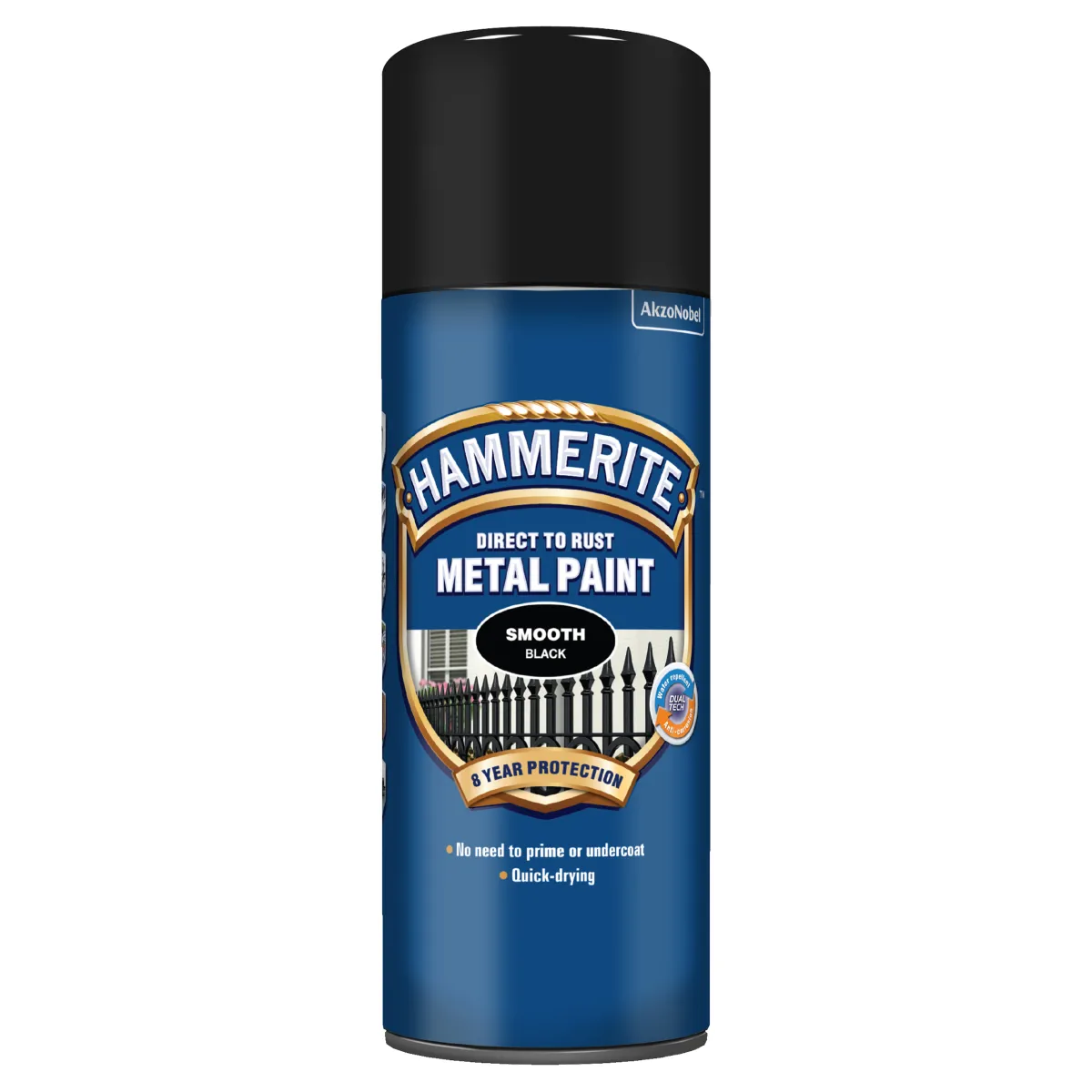 Slätlack Svart Spray 400ml*Hammerite Best