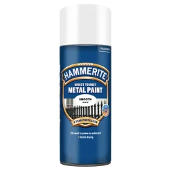 Slätlack Vit Spray 400ml*Hammerite Outlet