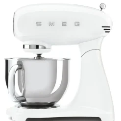 SMF03WHEU Retro Vit med Polerad Rostfri Skål*Smeg Discount