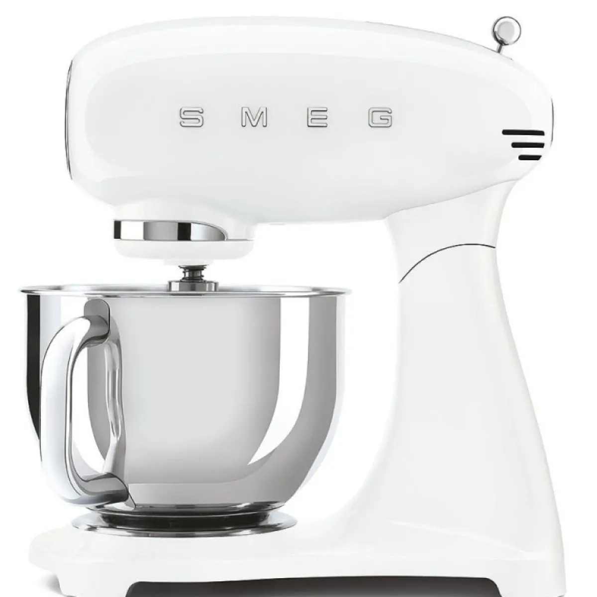 SMF03WHEU Retro Vit med Polerad Rostfri Skål*Smeg Discount