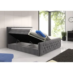 Sängpaket Franco Lyx 180x200 med Förvaring och LED-belysning*Cloud47 Sale