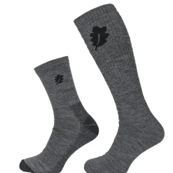 Socka + Linersocka Merinoull Grå*Woodline Sale