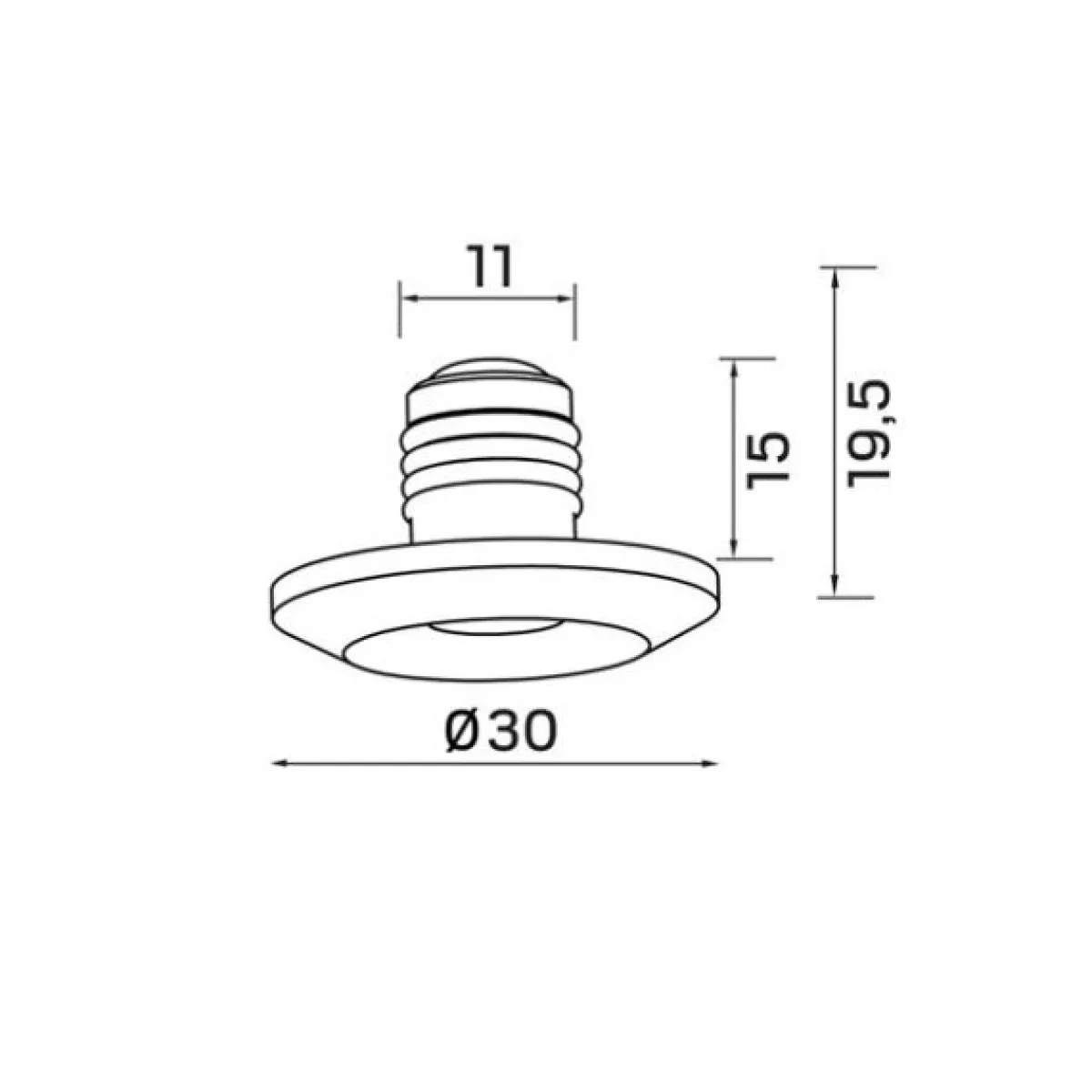 Spot Mini VP IP44*Hide-a-lite Outlet