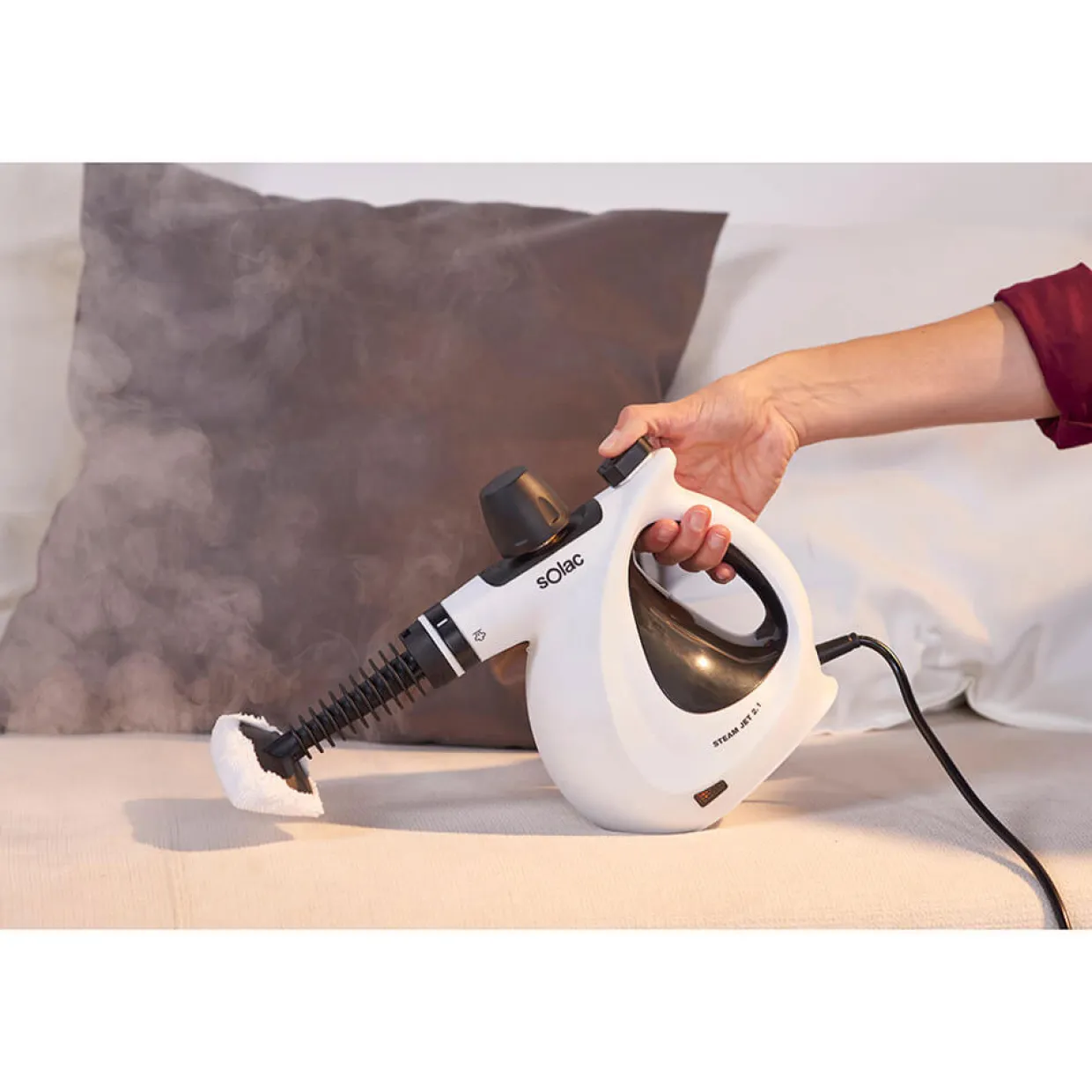 Steam Jet 2.1 Professionell Rengöring 9 Tillbehör 3 Bar 1050W