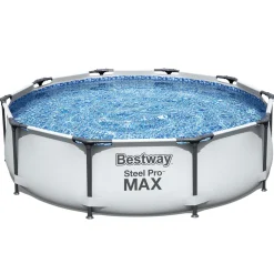 Steel Pro Max Ø3m Stålramspool Ovanmark med Filterpump*Bestway Sale