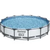 Steel Pro Max Ø4,3m Stålramspool Ovanmark med Filterpump*Bestway Hot