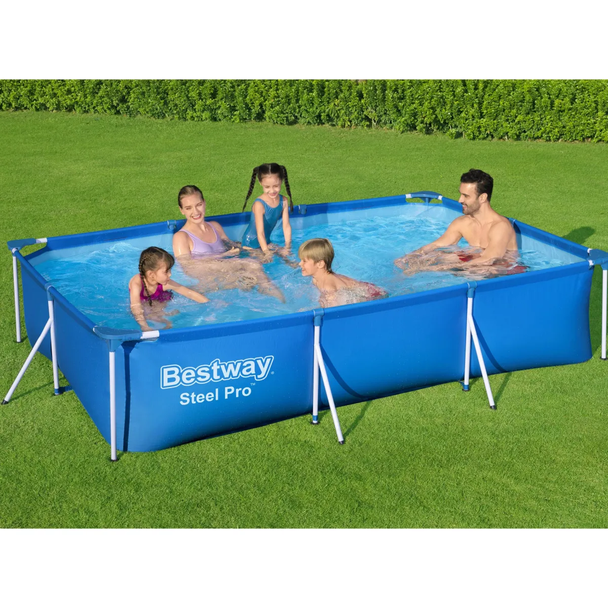 Steel Pro 3x2 m Ovanmarkspool Blå*Bestway New