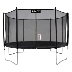 Studsmatta med Skyddsnät 427 cm*React Clearance