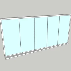 Sunroom s75 3-Glas 5-Delad*Allvy New
