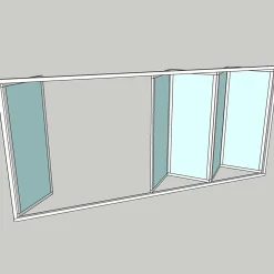 Sunroom s75 3-Glas 5-Delad*Allvy New