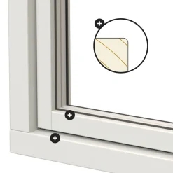 Svanenmärkt NTech Helglasad Aluminium*NorDan Clearance
