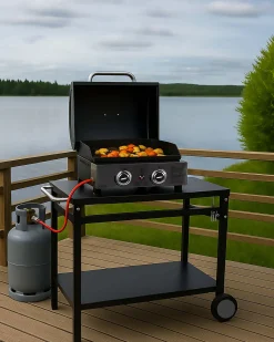 Svart Arbetsyta Till Grillen*Easy Cooking Outlet