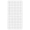 Svart Stål för Utomhus & Balkong Användning, Maskstorlek 10x10 cm, Mått 90x180 cm*PLUS Outlet