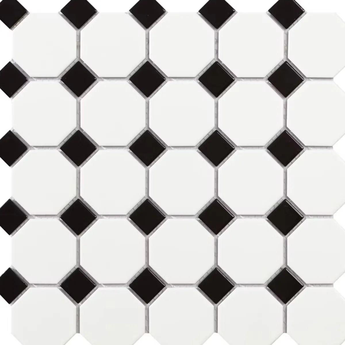 Tech Octagon Vit Matt 30,5x30,5 cm*Konradssons