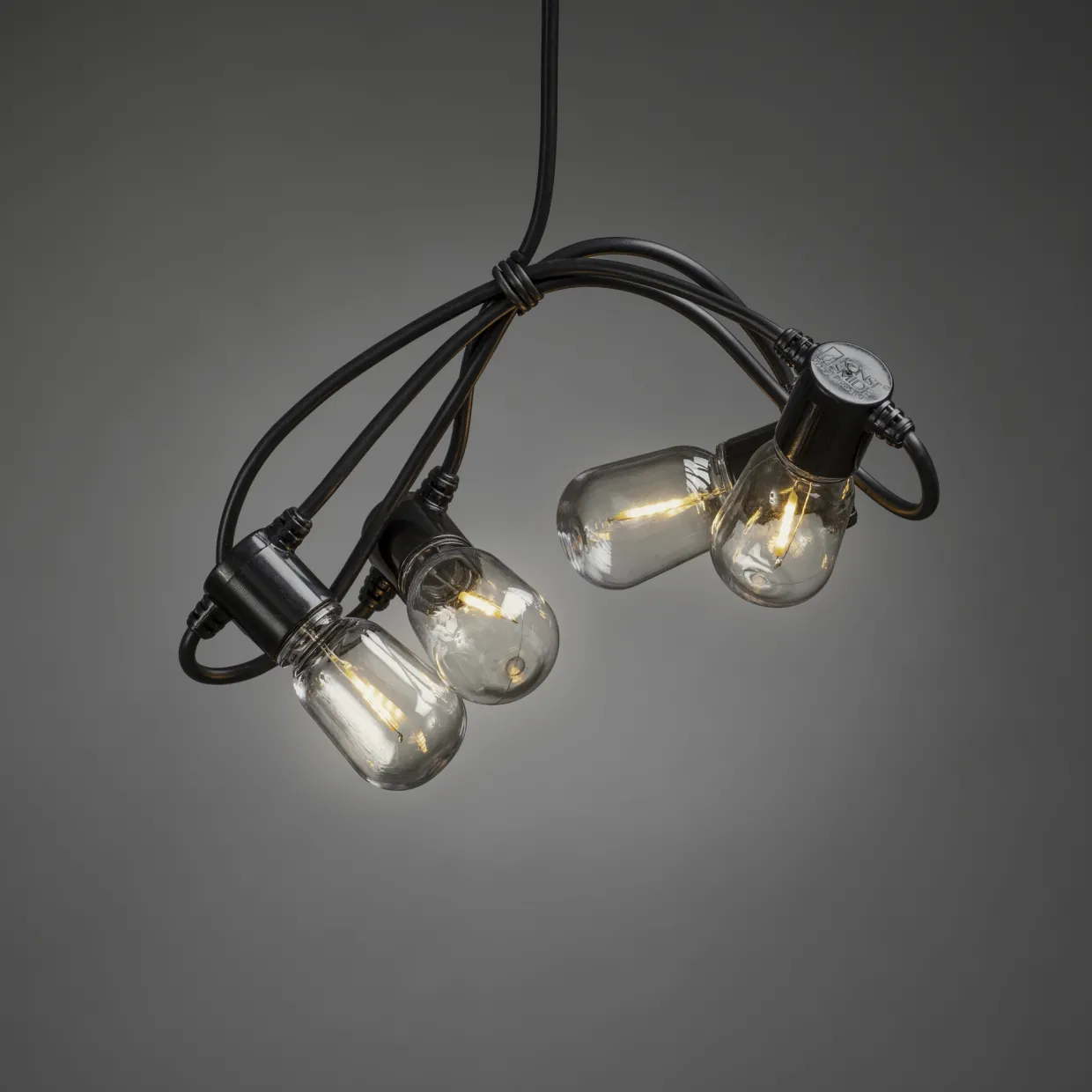 till Partyslinga Startset E27 20st LED-lampor Amber
