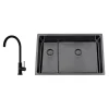 Titan 73 KHX Nickel med Köksblandare Steel Equip Shadow*Nordic Tech Clearance